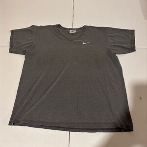 Vintage 90’s Nike Plain Gray Crewneck T-Shirt Men’s Size L Swoosh Logo